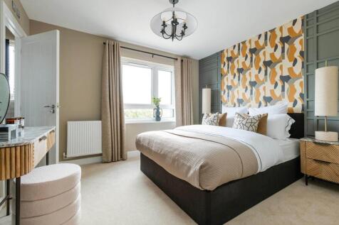 The main bedroom offers space to relax away from the rest of the home