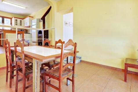 dining area with doors to terrace