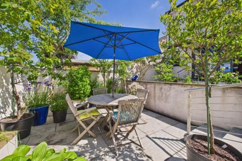 Step down into the welcoming seating area