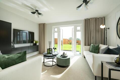 French doors lead to the garden