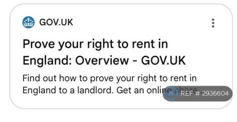 Government Requirement. Code Is Required.
