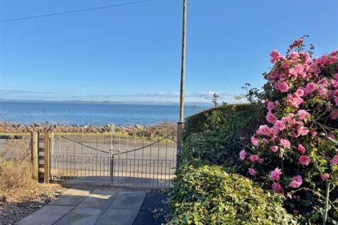 Sea view to Ayrshire mainland Firth of Clyde