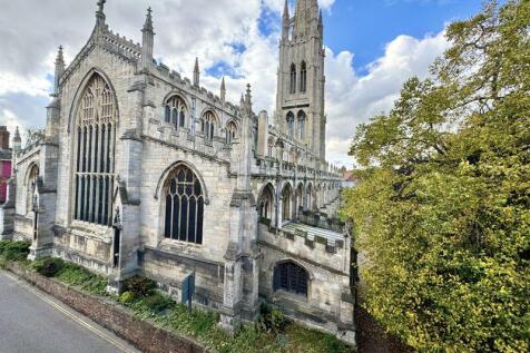 Views over church from top floor