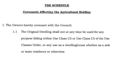 PLANING PERMISSION