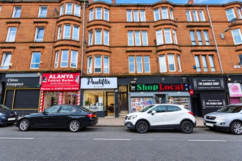 Red Sandstone Tenement Shops on Springbank Street.