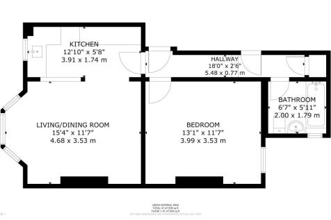 Flat 2, 8-10 Uxbridge Road, Hanwell, London, W7 3PP