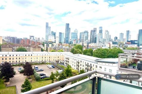 Canary Wharf Skyline From The Apartment Balcony