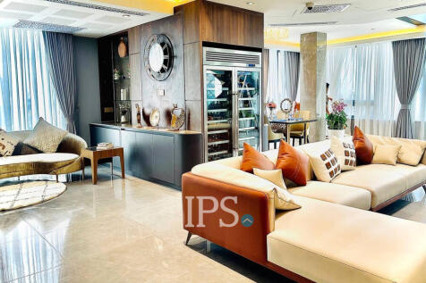 23th Floor Duplex 4 Bedroom Condo For Sale - The Penthouse Residence, Tonle Bassac, Phnom Penh