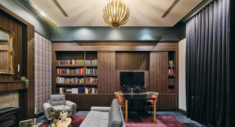 Podcast Studio and Library