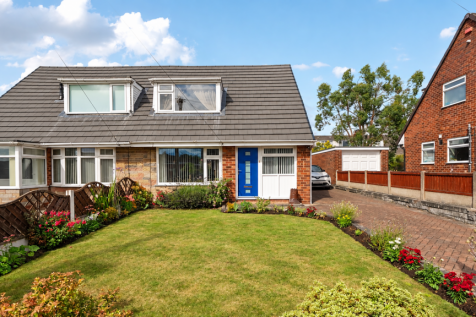 Photorealistic Suburban Bungalow Garden Scene
