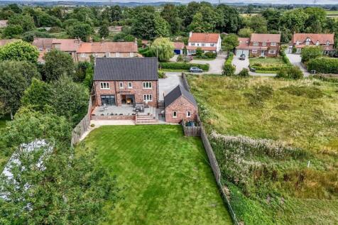 Aerial Shot of House and Garden