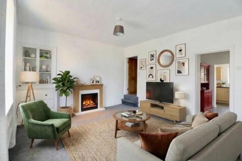 Staged living room