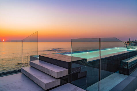 Private Pool at Sunset