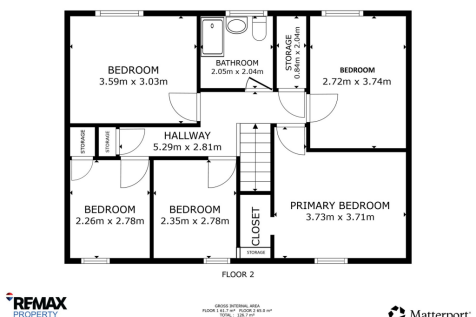 Upper Floorplan