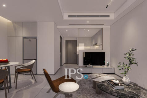 Riverview Type B Studio Condo for Sale ¿ La Vista One, Chroy Changvar, Phnom Penh