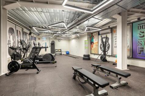 Modern gym with state-of-the-art equipment...