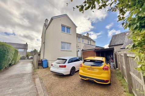 Rear and parking area