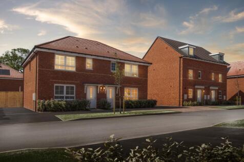 Exterior view of our 3 bed Matlock and 4 bed Woodcote homes