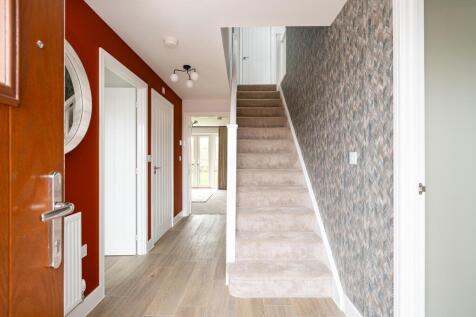 The Marford has a bright and spacious hallway with under stairs storage