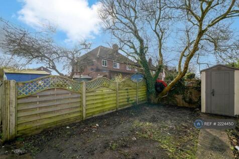 Back Garden With Shed