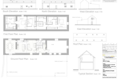 PLANS and SECTIONS as Proposed 1892-07 Revision B_