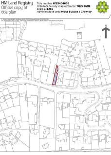 Land on the west side of 17 Haversham Close, Crawley RH10 1LB