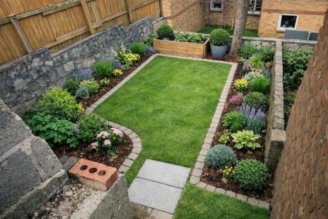 Ai generated image showing the garden