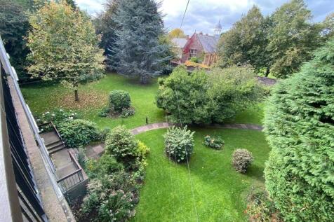 View of communal gardens