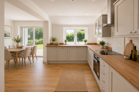 Kitchen - Virtually staged