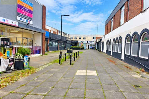 Bright Empty Community Shopping Arcade