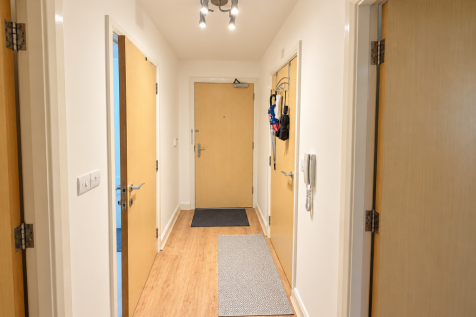 Bright Minimalist Hallway with Oak Door.png