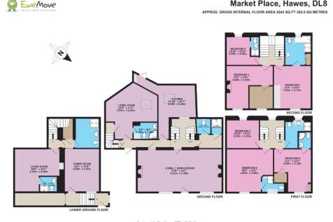 2D Floor Plan Dales House EweMove Skipton &amp; The Da