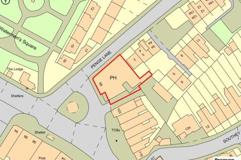 Crooked Billet Penge - OS map.jpg