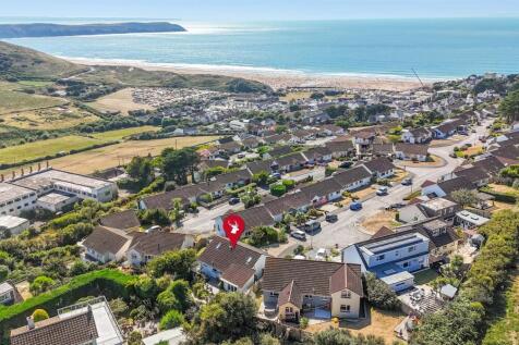 Drone View with Location Pin