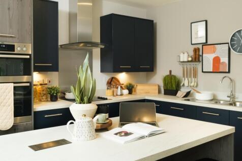 Kitchen island of the Warwick, a 3 bedroom house