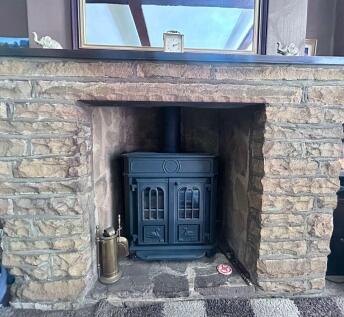Fireplace in Livi...