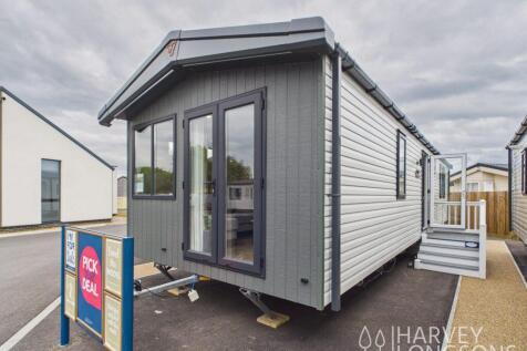 Exterior of the Victory Bower Holiday Caravan at R