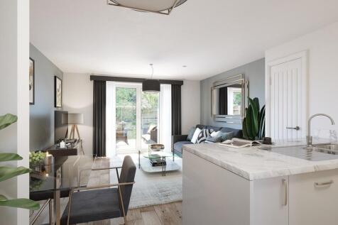 The kitchen/dining area boasts double doors out to the kitchen