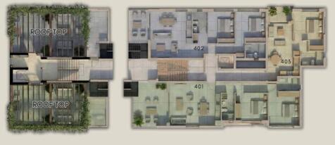 Fourth Floor &amp; Roof