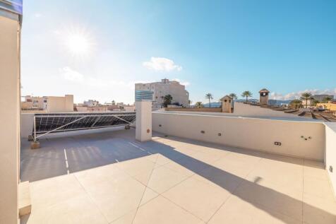 Sunny roof terrace