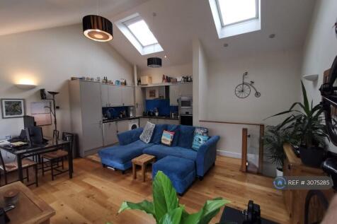 Living Space And Kitchen