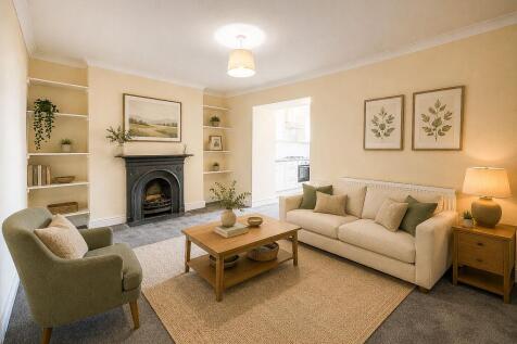 Living room - digitally staged