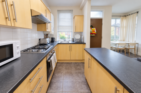 Bright Modern Galley Kitchen