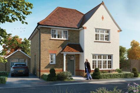 CGI external in white render of the Cambridge, a 4 bedroom house
