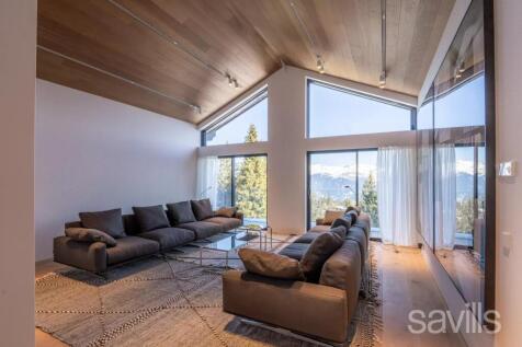 Reception room mountain view Courchevel