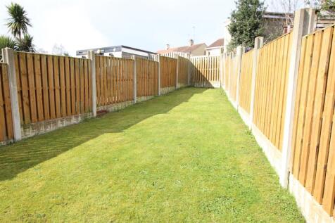 LAWN BEHIND GARAGE