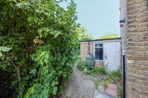 Rear of garage