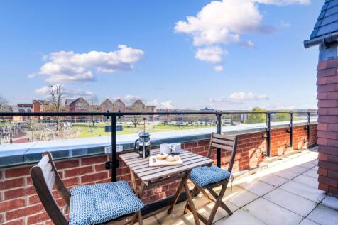 Balcony with Elms Field Views