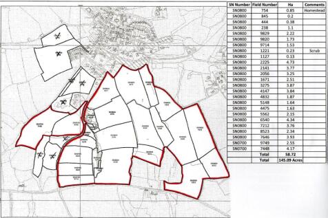 Plan and Schedule of Acreage