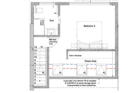 Proposed floorplan - loft conversion